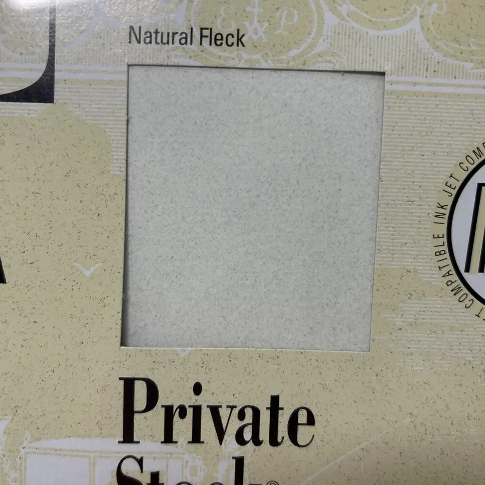 Eaton Private Stock Business Stationary 24lb 8.5x11 Natural Fleck 80 Sheets